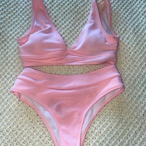Pink Shein Bathing Suit